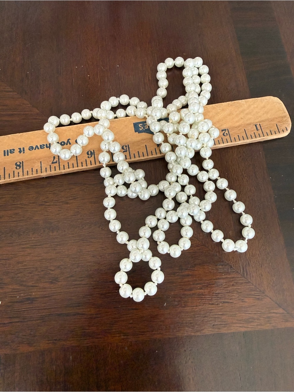 Vintage Super Long Beaded Necklace